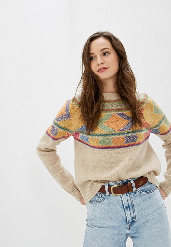 

Джемпер United Colors of Benetton, Бежевый, United Colors of Benetton UN012EWFUXR2