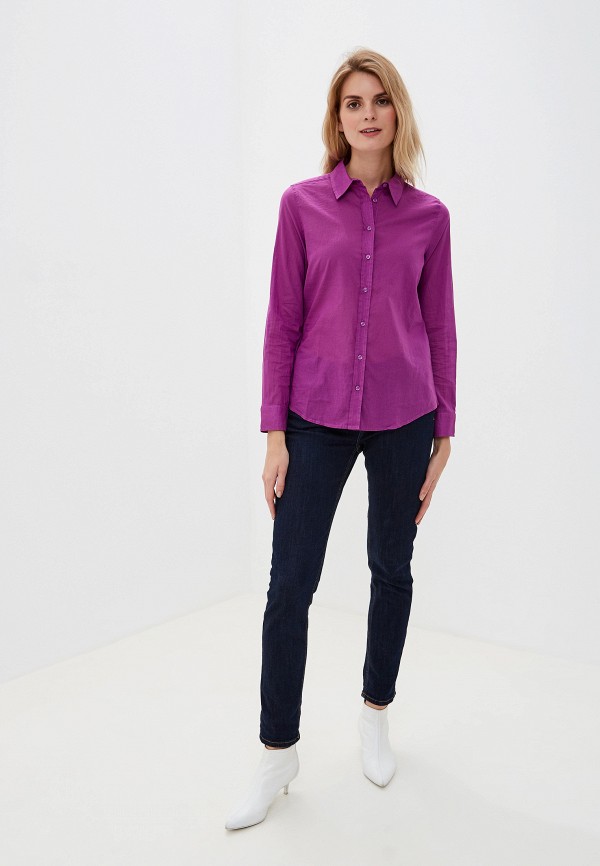 

Рубашка United Colors of Benetton, Фиолетовый, United Colors of Benetton UN012EWFUYJ7