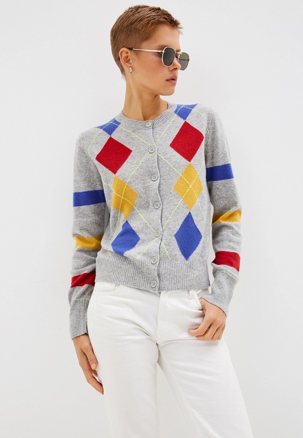 

Кардиган United Colors of Benetton, Серый, United Colors of Benetton UN012EWFUYL2