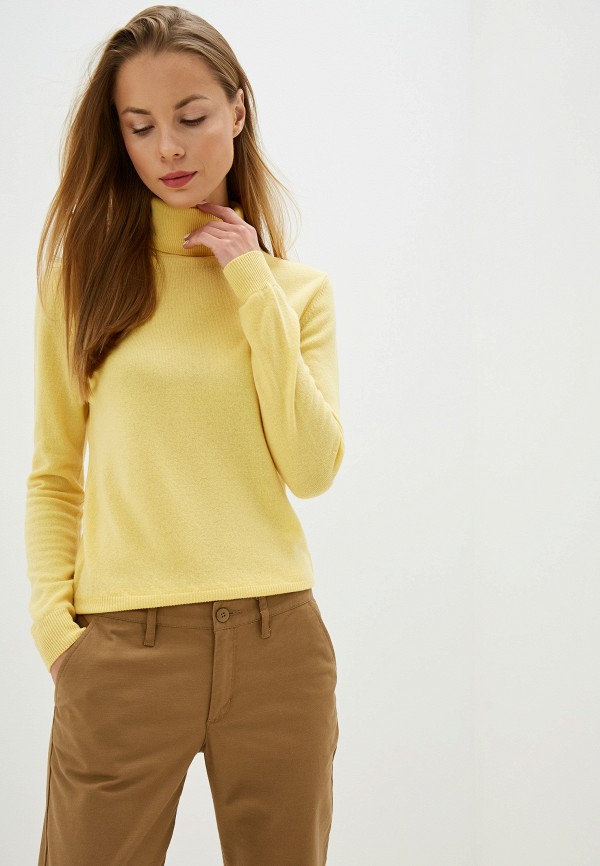 

Водолазка United Colors of Benetton, Желтый, United Colors of Benetton UN012EWFUYY2