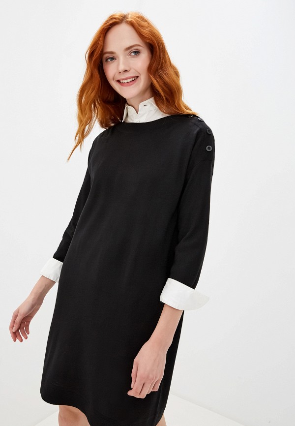 

Платье United Colors of Benetton, Черный, United Colors of Benetton UN012EWFUZI6