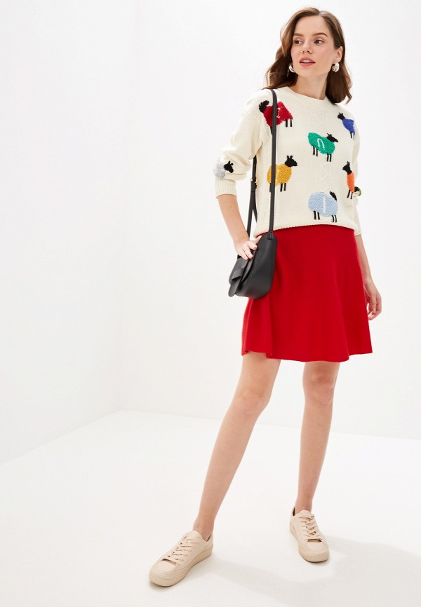 

Юбка United Colors of Benetton, Красный, United Colors of Benetton UN012EWFVAC5