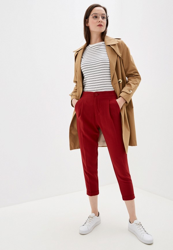 

Брюки United Colors of Benetton, Бордовый, United Colors of Benetton UN012EWFVAL1