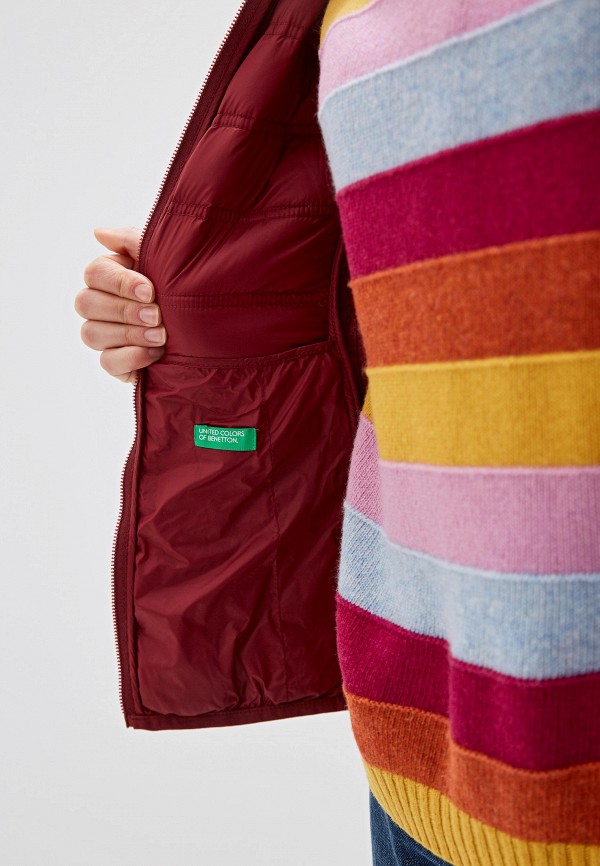 

Куртка утепленная United Colors of Benetton, Бордовый, United Colors of Benetton UN012EWFVAN0