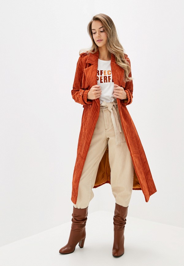 

Плащ United Colors of Benetton, Оранжевый, United Colors of Benetton UN012EWFVAW6