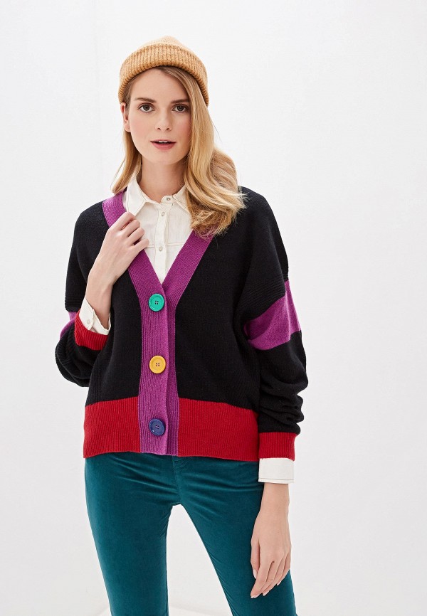 

Кардиган United Colors of Benetton, Черный, United Colors of Benetton UN012EWFVBG9
