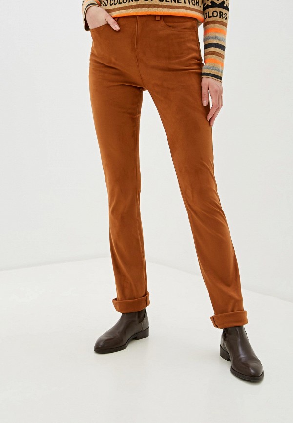 

Брюки United Colors of Benetton, Коричневый, United Colors of Benetton UN012EWFVBV3