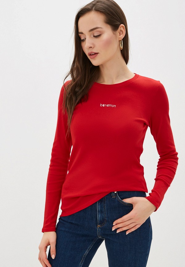 

Лонгслив United Colors of Benetton, Красный
