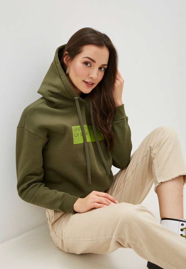 

Худи United Colors of Benetton, Хаки
