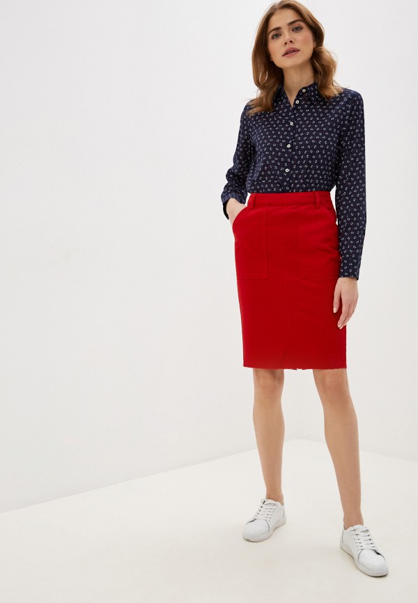 

Юбка United Colors of Benetton, Красный, United Colors of Benetton UN012EWHXUI2