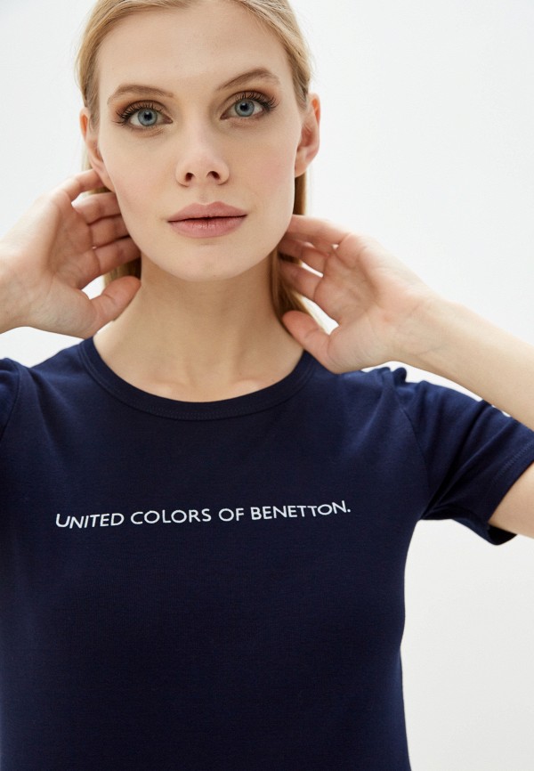 

Футболка United Colors of Benetton, Синий, United Colors of Benetton UN012EWHXUP8