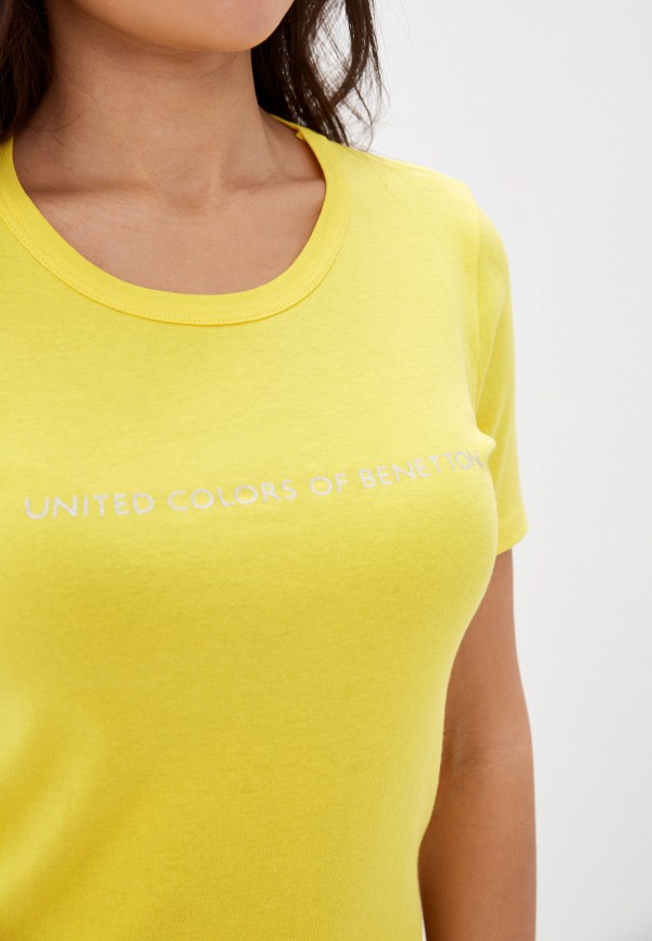 

Футболка United Colors of Benetton, Желтый, United Colors of Benetton UN012EWHXUQ3