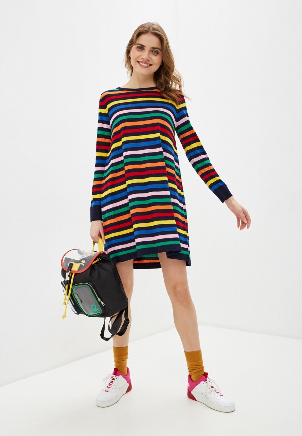 

Платье United Colors of Benetton, Мультиколор, United Colors of Benetton UN012EWHXUT1