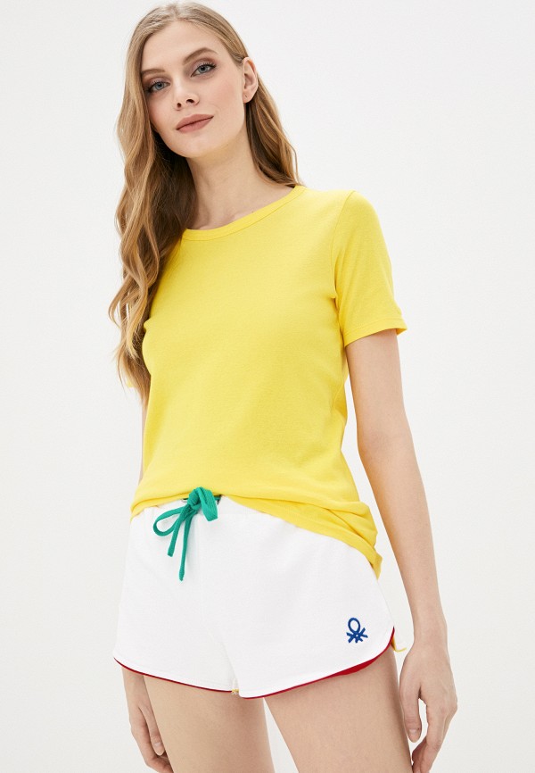 

Футболка United Colors of Benetton, Желтый, United Colors of Benetton UN012EWHXUV8
