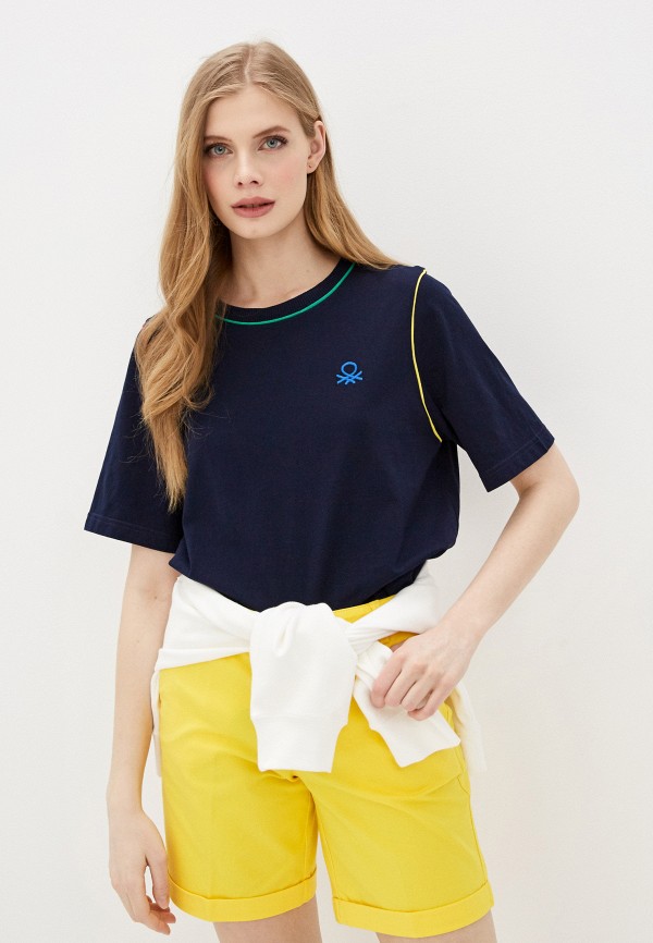

Футболка United Colors of Benetton, Синий, United Colors of Benetton UN012EWHXVU2