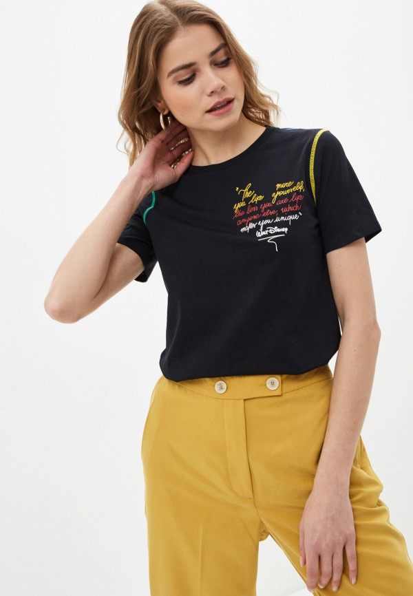 

Футболка United Colors of Benetton, Черный, United Colors of Benetton UN012EWHXVV2