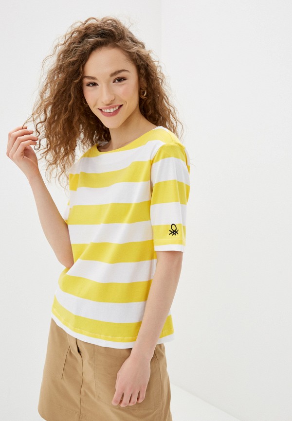 

Футболка United Colors of Benetton, Желтый, United Colors of Benetton UN012EWHXVV6