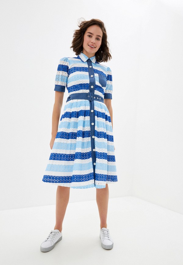 

Платье United Colors of Benetton, Синий, United Colors of Benetton UN012EWHXWD7