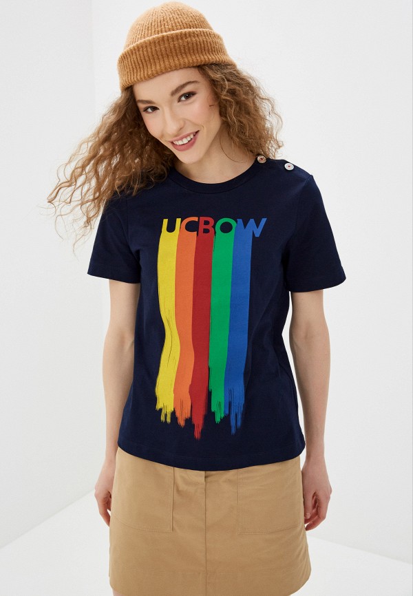 

Футболка United Colors of Benetton, Синий, United Colors of Benetton UN012EWHXWU0