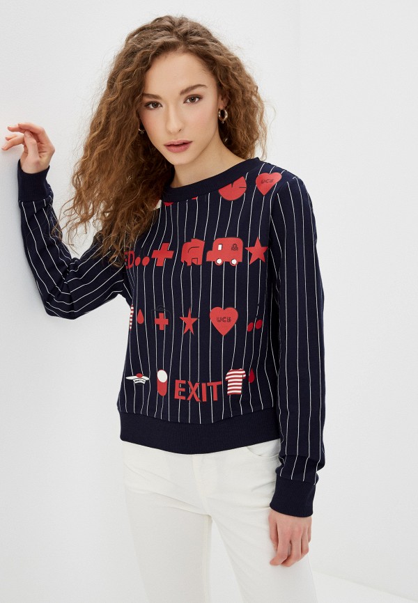 

Свитшот United Colors of Benetton, Синий, United Colors of Benetton UN012EWHXWV6