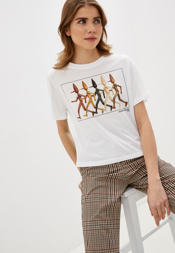 

Футболка United Colors of Benetton, Белый, United Colors of Benetton UN012EWHXWX6