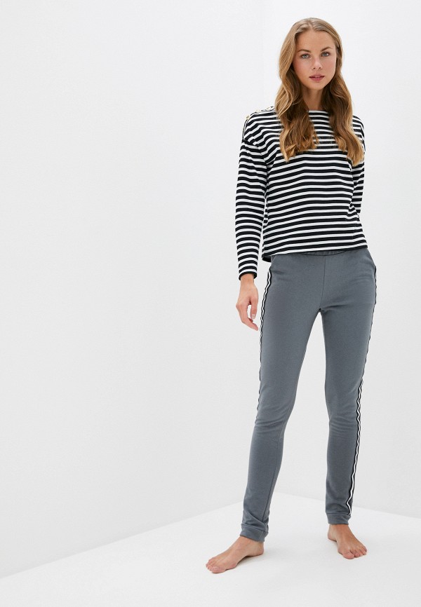 

Лонгслив домашний United Colors of Benetton, Черный, United Colors of Benetton UN012EWHXXA9