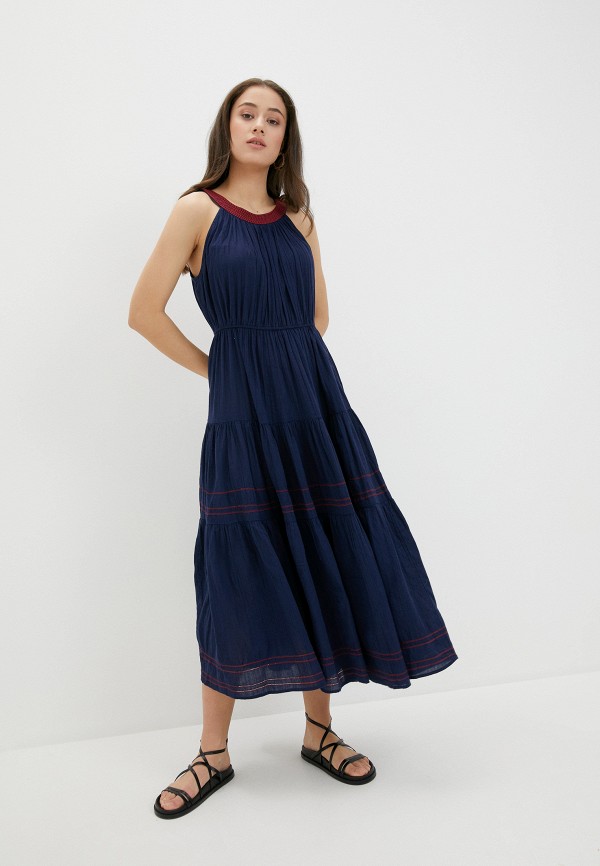 

Платье United Colors of Benetton, Синий, United Colors of Benetton UN012EWHXXK5