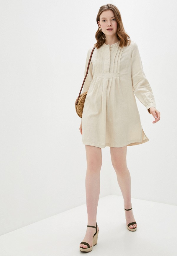 

Платье United Colors of Benetton, Бежевый, United Colors of Benetton UN012EWHXXX7