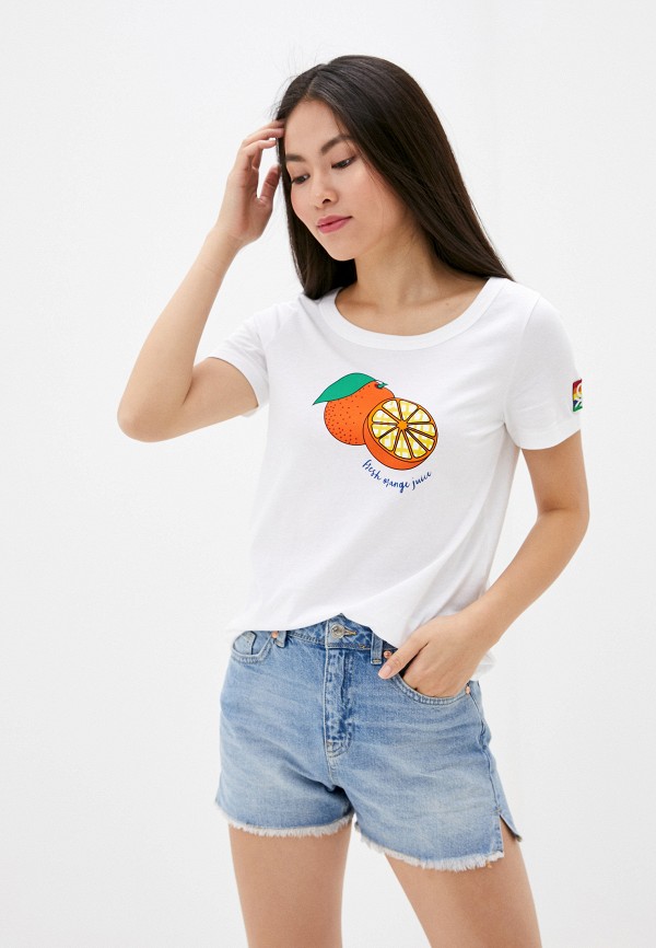 

Футболка United Colors of Benetton, Белый, United Colors of Benetton UN012EWHXYE5