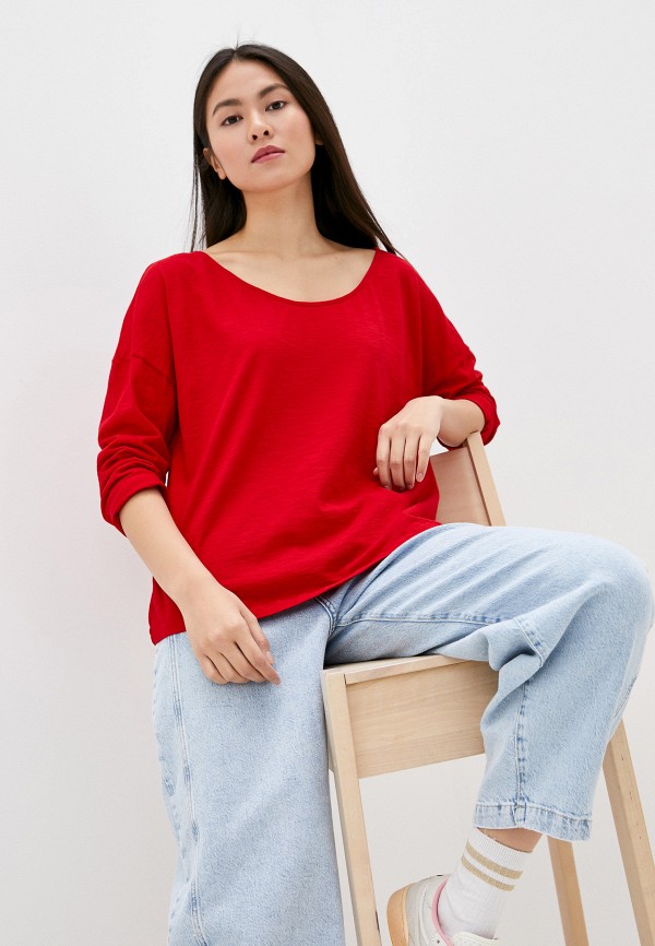 

Лонгслив United Colors of Benetton, Красный, United Colors of Benetton UN012EWHXYI1