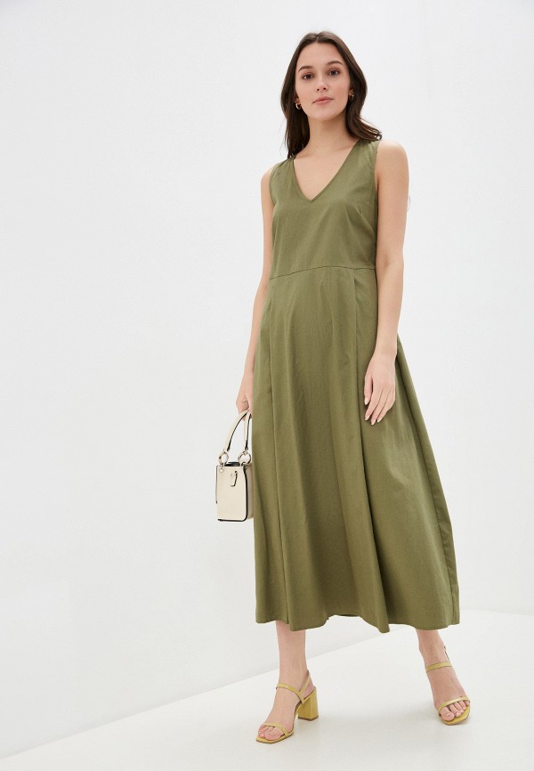 

Платье United Colors of Benetton, Хаки, United Colors of Benetton UN012EWHXYJ9