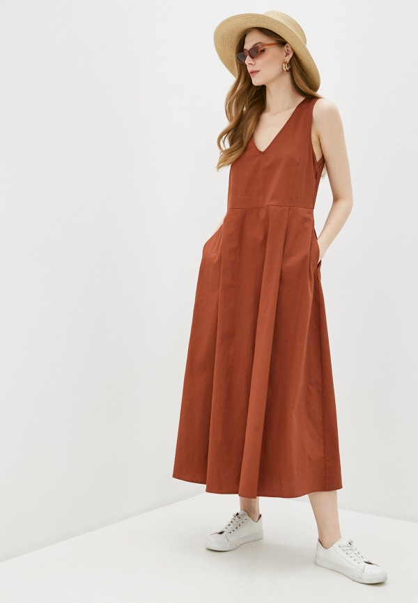 

Платье United Colors of Benetton, Коричневый, United Colors of Benetton UN012EWHXYK0