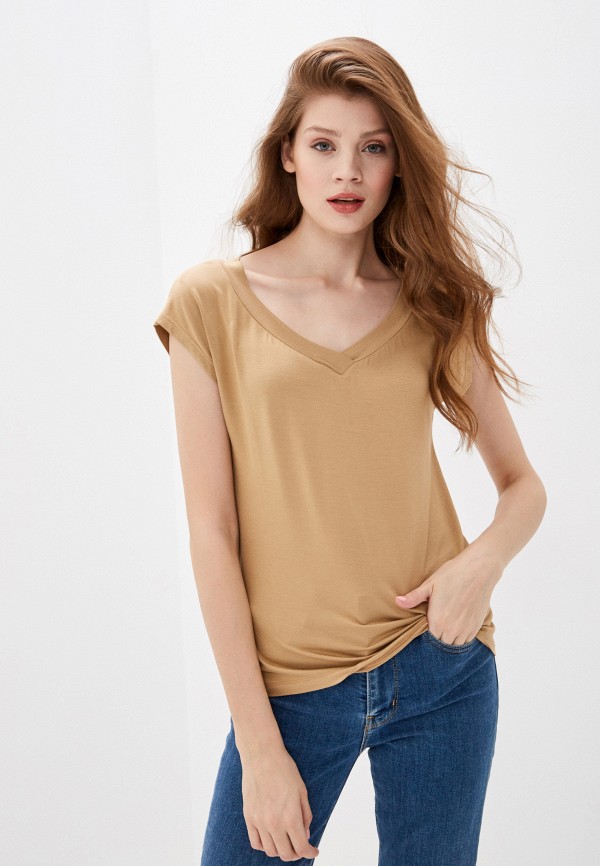 

Футболка United Colors of Benetton, Бежевый, United Colors of Benetton UN012EWHXYK5