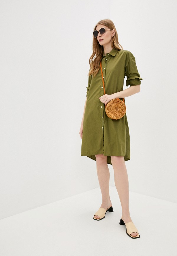 

Платье United Colors of Benetton, Хаки, United Colors of Benetton UN012EWHXYL6