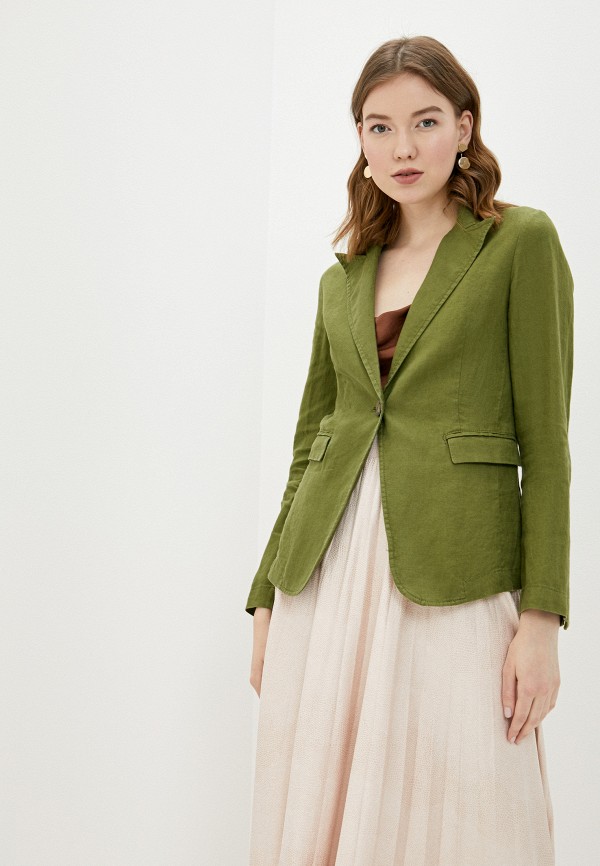 

Пиджак United Colors of Benetton, Хаки, United Colors of Benetton UN012EWHXYR2
