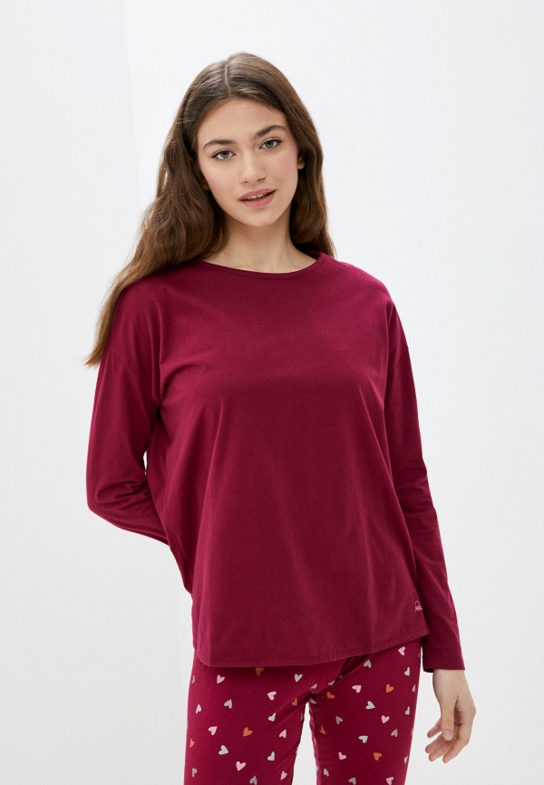 

Лонгслив домашний United Colors of Benetton, Бордовый