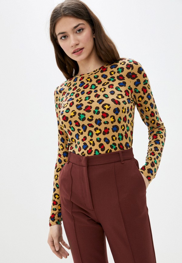 

Лонгслив United Colors of Benetton, Бежевый, United Colors of Benetton UN012EWJZBF0