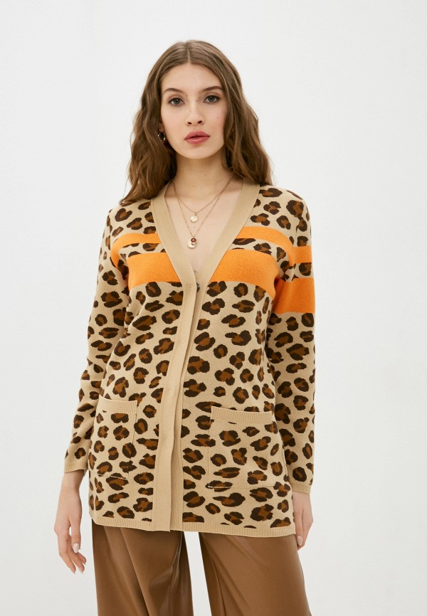 

Кардиган United Colors of Benetton, Бежевый, United Colors of Benetton UN012EWJZBG3