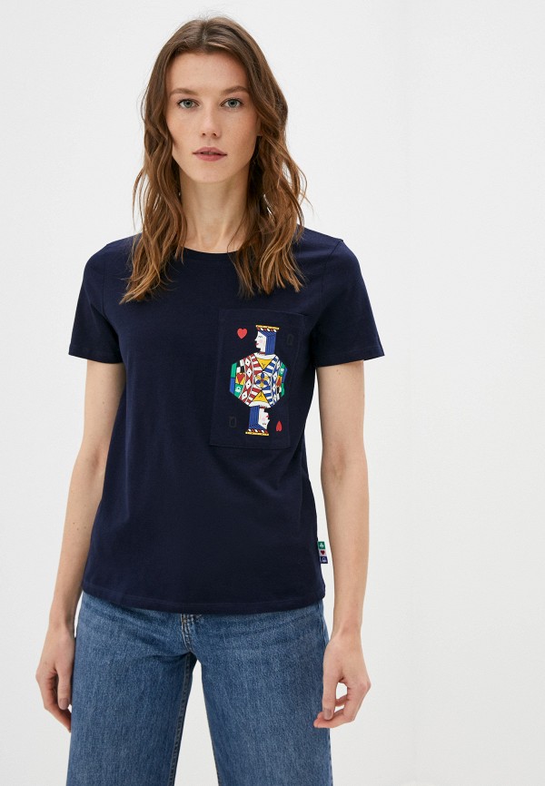 

Футболка United Colors of Benetton, Синий, United Colors of Benetton UN012EWJZBW9
