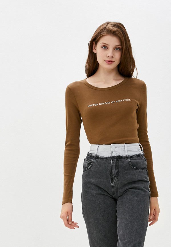 

Лонгслив United Colors of Benetton, Хаки
