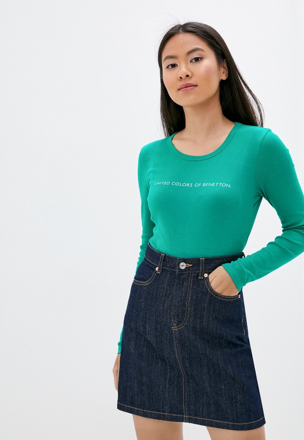 

Лонгслив United Colors of Benetton, Бирюзовый