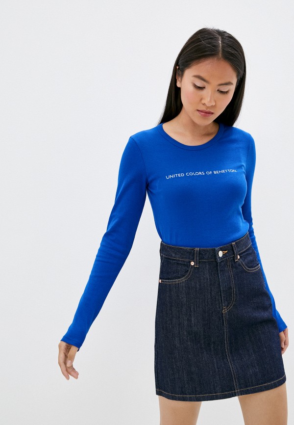 

Лонгслив United Colors of Benetton, Синий