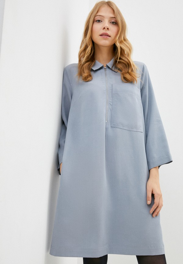 

Платье United Colors of Benetton, Голубой, United Colors of Benetton UN012EWJZBZ7