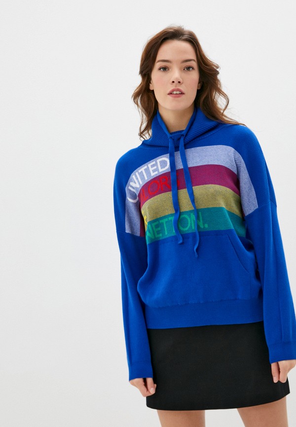 

Свитер United Colors of Benetton, Синий, United Colors of Benetton UN012EWJZDA4