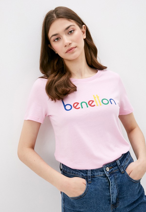 

Футболка United Colors of Benetton, Розовый