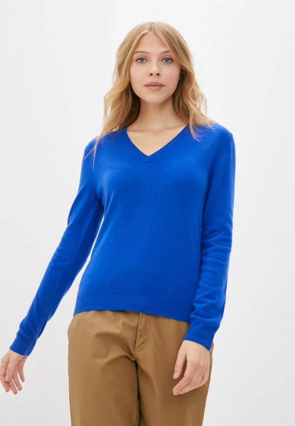 

Пуловер United Colors of Benetton, Синий, United Colors of Benetton UN012EWJZDN6