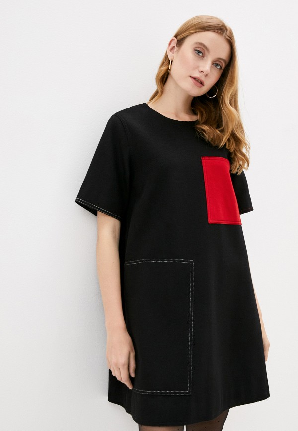 

Платье United Colors of Benetton, Черный, United Colors of Benetton UN012EWJZDY7