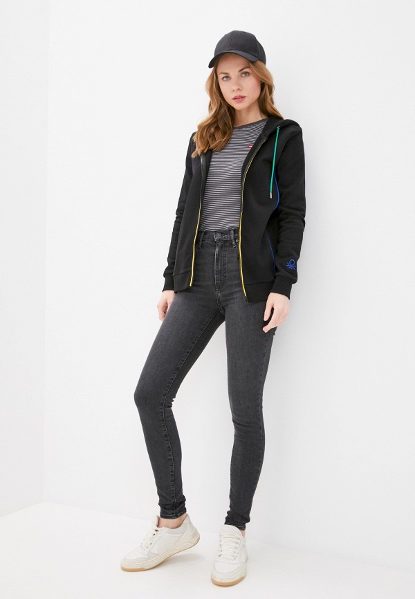 

Толстовка United Colors of Benetton, Черный, United Colors of Benetton UN012EWMHGC7