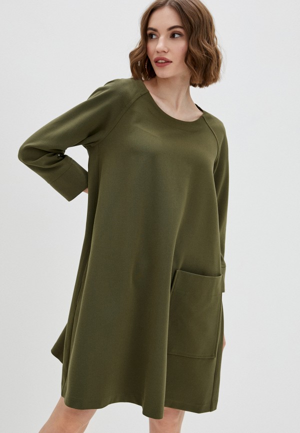 

Платье United Colors of Benetton, Хаки, United Colors of Benetton UN012EWMHGD9