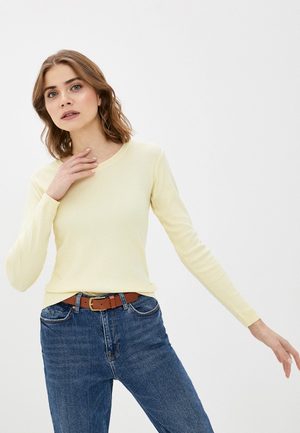 

Джемпер United Colors of Benetton, Желтый, United Colors of Benetton UN012EWMHGE9